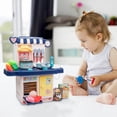 thumbnail image 2 of Blue Oceanic Chef Kitchen Toy Set 25Pcs Educational Cooking Playset With Light Effects For Pretend Play, 2 of 6