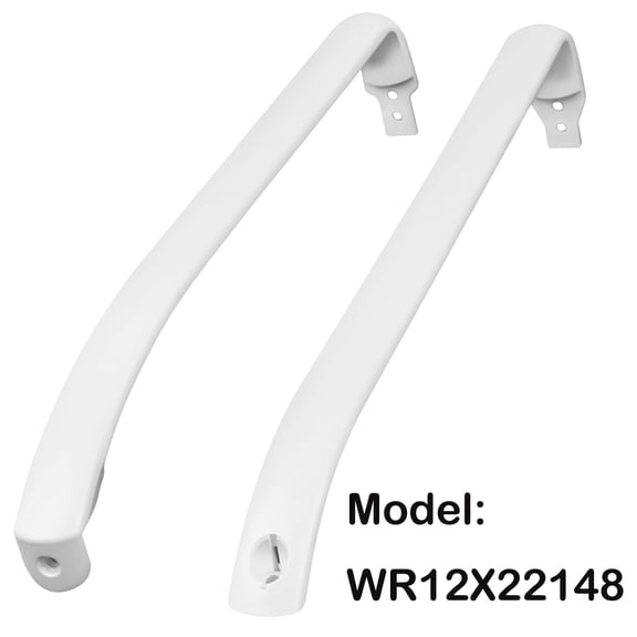 WR12X22148 Refrigerator Door Handle, Compatible with GE Replaces WR12X11010, WR12X11011, WR12X20141, 3315005, AP5949272, PS9864030, EAP9864030