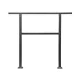 thumbnail image 7 of Outdoor Handrails for Steps, 2-3 Step Stair Rail Kit, Black Metal Handrail, Carbon Steel Safety Rail for Seniors, Deck & Concrete Stairs, Easy Install, 7 of 7