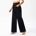 thumbnail image 2 of roswear Wide Leg Jeans for Women Baggy Denim Pants, Size 4-18, 2 of 6