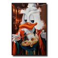 thumbnail image 1 of Pintura decorativa de lienzo de personaje clásico de Disney, cartel de Arte de estrella de película de dibujos animados del Pato Donald, decoración de pared moderna para el hogar, Mural, 1 of 4
