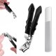 thumbnail image 2 of Cortauñas ergonómico de mango largo y punta curvada, adecuado para personas mayores con uñas de los pies gruesas, hombres y mujeres (1 juego), 2 of 8
