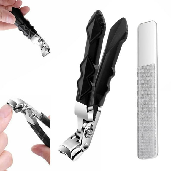 Ergonomic Nail for Seniors - Long Handled Tool for Thick Toenails Precision Design Heavy-Duty Trimmer for Easy Use by Men and Women