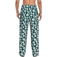 thumbnail image 3 of Xecao Daisies Flowers Men's Straight Lounge Pajama Pants: The Ultimate in Comfortable Sleepwear, 3 of 9