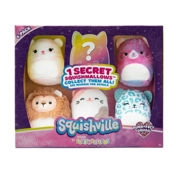 Squishmallows 6pk Squishville Purrfect Squad