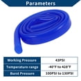 thumbnail image 4 of Manguera de vacío de silicona Unique Bargains, línea de vacío automotriz, alta temperatura, 5.5Ft, 11/16" 18mm ID, 2.5mm de grosor, 1 pieza azul, presión máxima de 130PSI, 4 of 6