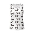 thumbnail image 4 of Haiem Dachshund Dog Puppy Workout Tank Tops for Women, Athletic Sports Slim-Fit Tank Tops, Compression Sleeveless Dry Fit Shirts,Athletic Shirt-Large, 4 of 9