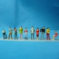 thumbnail image 2 of Model People Figure 100Pcs 1 75/1 100/1 150 Mixed Miniature Sand Model DIY Standing People Figures, 2 of 2
