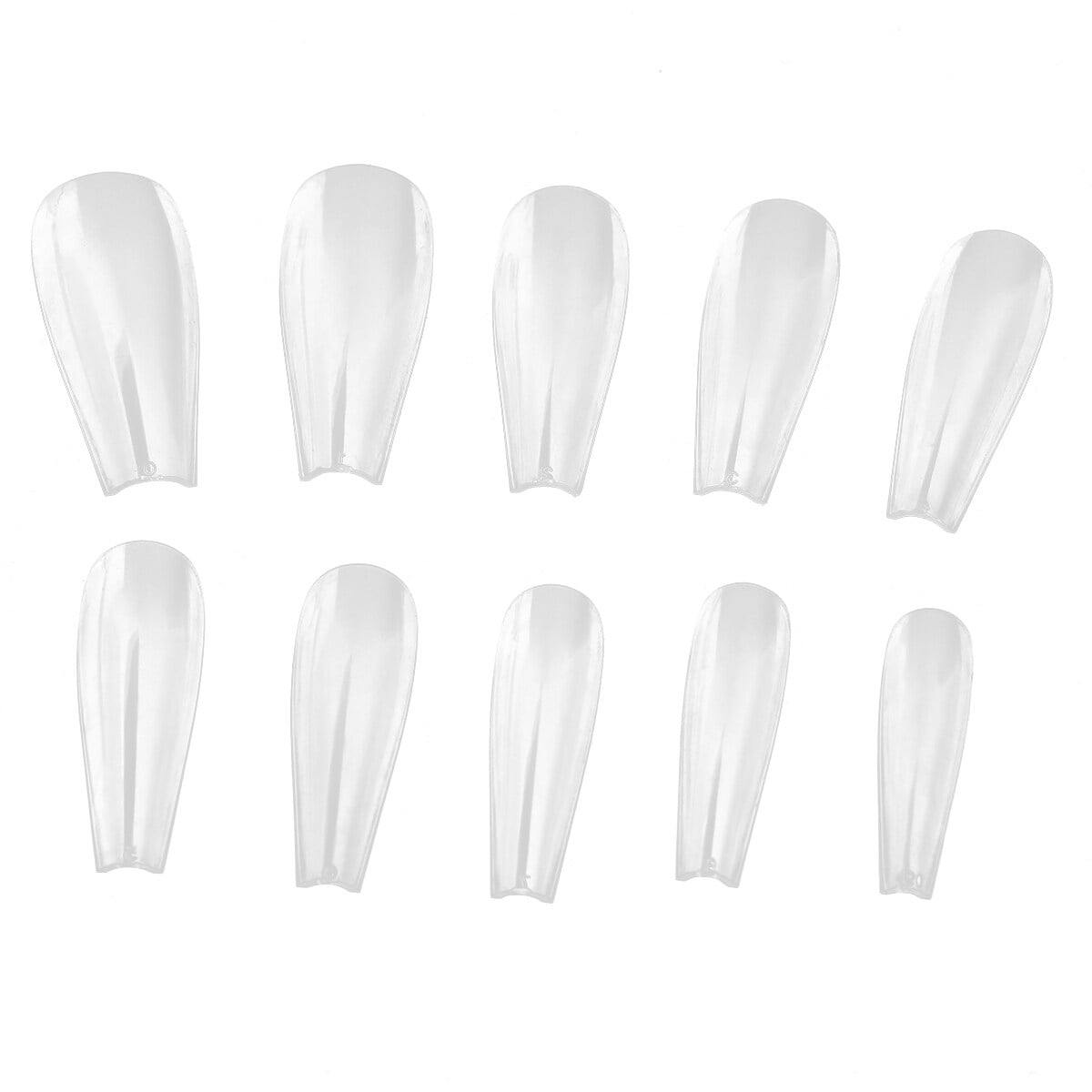 500pcs Artificial Ballet Nails Tips Long Fake Nail Full Cover