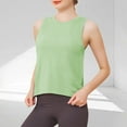 thumbnail image 3 of Workout Tank Tops for Women - Athletic Running Yoga Sleeveless Shirts Quick Dry High Neck T-Shirt, 3 of 3