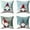 Multi 5, variant on 4 Pack Xmas Pillows 20X20 Pillow Cover, Christmas Pillow Covers Fall Throw Pillow Covers Xmas Decorations Christmas Card with Cute Gnome Flat Design Snow Pillow Covers for Home