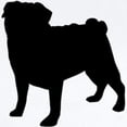 thumbnail image 2 of CafePress - Pug Silhouette Infant Bodysuit - Baby Light Bodysuit, Size Newborn - 24 Months, 2 of 4