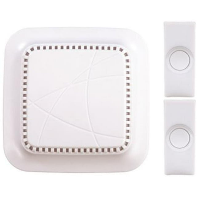Heath Manufacturing SL-7312-03 4.88 in. Wireless Door Chime Kit, White