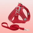 thumbnail image 2 of Pet Puppy Dog Safety Harness No Pull Padded Dog Leash Collar Chest with Reflective Dog Leash for Small Dog, 2 of 2