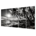 thumbnail image 2 of Designart "Hawaii Balck And White Forms Of Aloha II" Nautical & Beach Wall Art Prints Set, 2 of 5