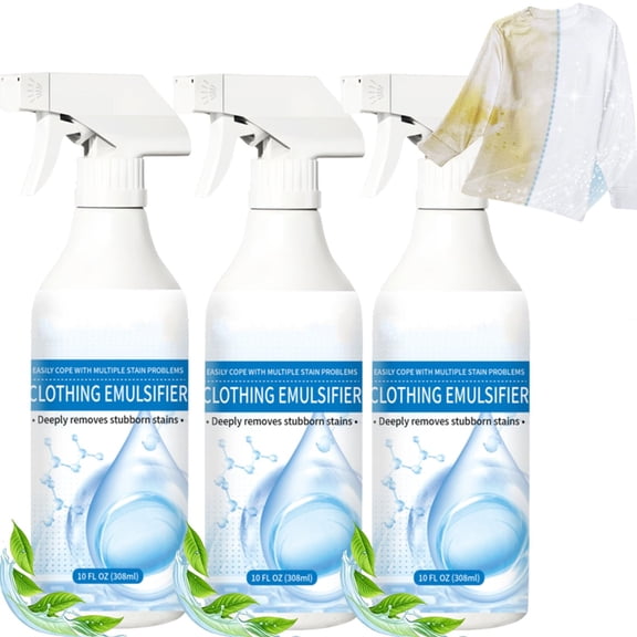 Cleanse Clothing Emulsifier,Non Ionic Emulsifier Cleaner,Powerful  Stain Remover Spray,Non-Ionic Laundry Pre-Treatment,Restore Faded Color