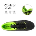thumbnail image 4 of Tacos de Fútbol para Hombre DREAM PAIRS Negro Verde Neón Talla 12, 4 of 6