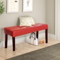 thumbnail image 3 of CorLiving Fresno 12 Panel Tufted Leatherette Bench, 3 of 3
