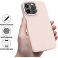 thumbnail image 6 of Entronix Silicone Soft Case Designed for iPhone 14 Pro Shockproof Durable Slim Fit, Rose Gold, 6 of 6
