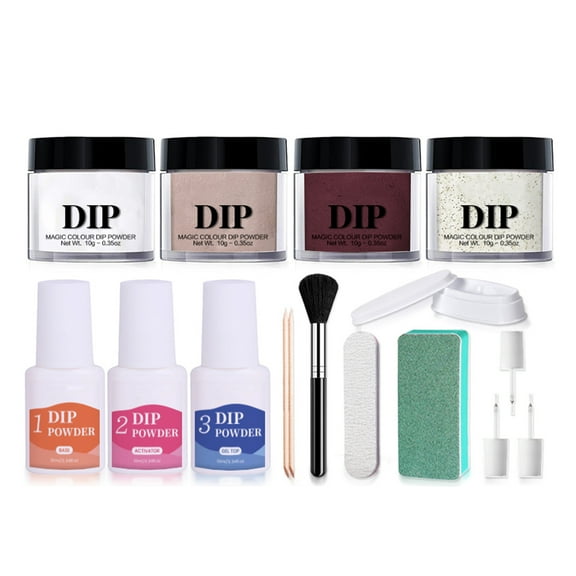 Fast-Drying Dip Nails with Vibrant Colors, Travel-Ready & Professional Home Manicure Results