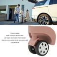 thumbnail image 3 of 1 Paire de Roues Universelles pour Bagage, Roues de Valise de Remplacement, Roues de Valise Silencieuses et Résistantes à l'Usure, Roulettes de Valise, Roue de Valise de Voyage pour Bagage Valise, 3 of 8