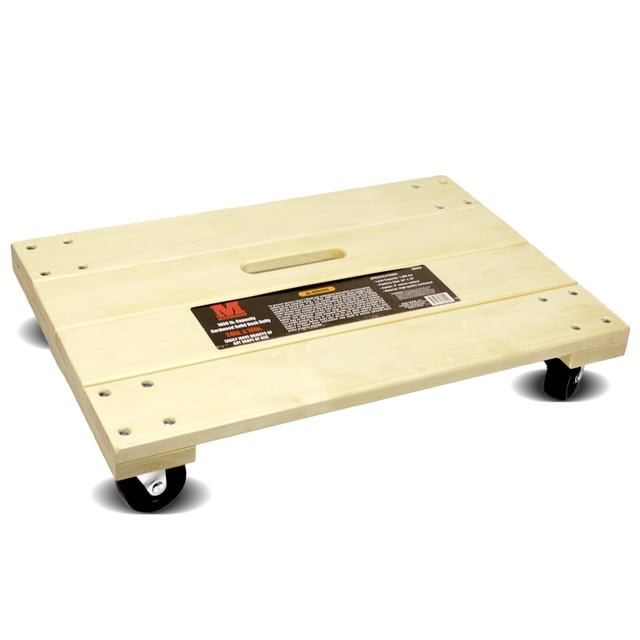 Maxworks 50952 1000 Libras. Capacidad: 24 X 16 Pulgadas. Plataforma Rodante Para Mover Muebles De Madera Dura.