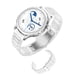thumbnail image 5 of Jumpingount Reloj de mujer joyería de moda regalo de cumpleaños multifuncional ajustable atractivos relojes inteligentes DIY Prop dulce regalo Type4 NO4, 5 of 6