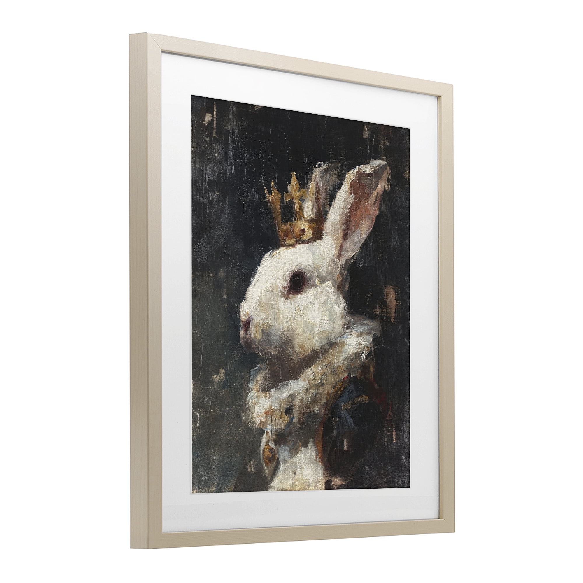 Stupell Industries Regal Monarch Rabbit Birch Framed Print Under Glass, design by Svetlana Aleynikova