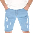 thumbnail image 1 of Bermuda De Mezclilla Para Hombre Slim Short De Moda Casual, 1 of 8