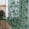 thumbnail image 7 of Leodye 2 packs 39.37*55.12in Christmas the Exquisite Christmas Style Window Drapery Festive Decorations Making the Window Wear the Coat of Christmas, 7 of 7