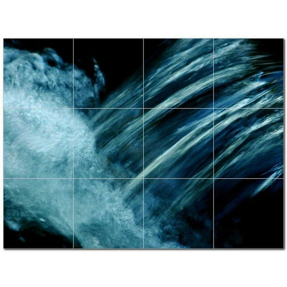 River Scene Ceramic Tile Mural Kitchen Backsplash Bathroom Shower 405754-S43