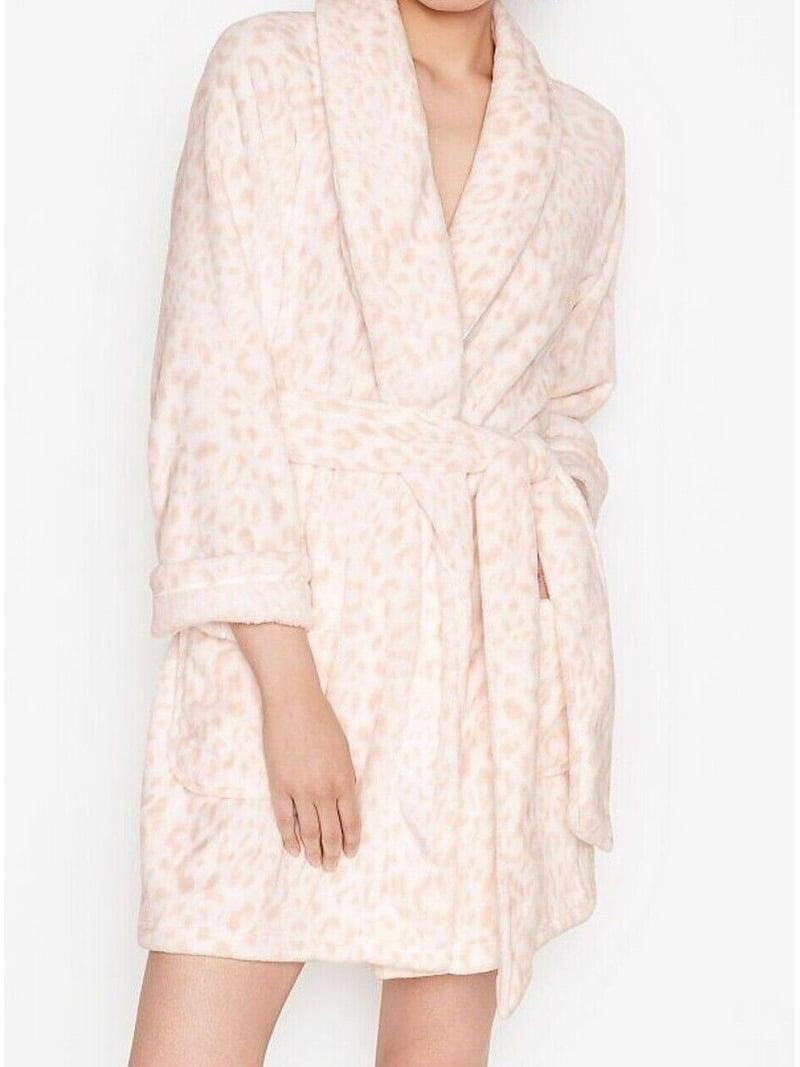 Robe Slip Longue Victoria's Secret En Soie - Imprimé Animal - Taille S - Avec Fente Et Bretelles Ajustables