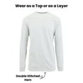 thumbnail image 4 of Men's Long Sleeve Slim Fit Crew Neck Tee (S-2XL), 4 of 6