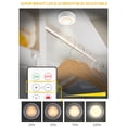 thumbnail image 3 of Mistaha LEDs Puck Light Cabinet with Remote 16RGB Closet Light 10 Dimmer Timer Function Wirelessly Battery Operated Night Lamp for Kitchens Bathrooms Wardrobe Party, 3 of 8