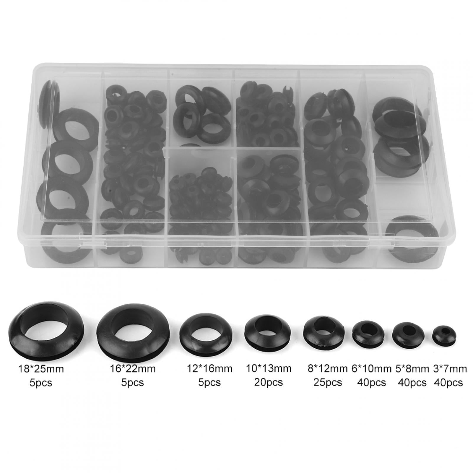 Pack of 10 Rubber Wiring Grommets 16mm 