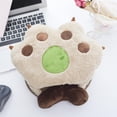 thumbnail image 4 of Winter Plush Heated Mouse Pad - Hand Warmer with Wrist Guard for Computer Material Snowflake Plush Long Mouse Pad, 4 of 8