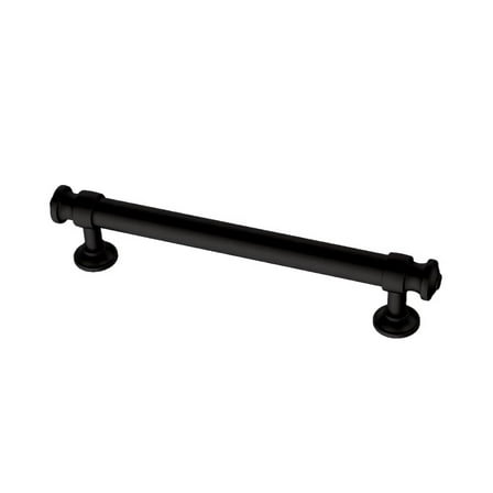 Brainerd P43463W-FB 5 1/16" Classic Button Cabinet & Drawer Pull Matte Black