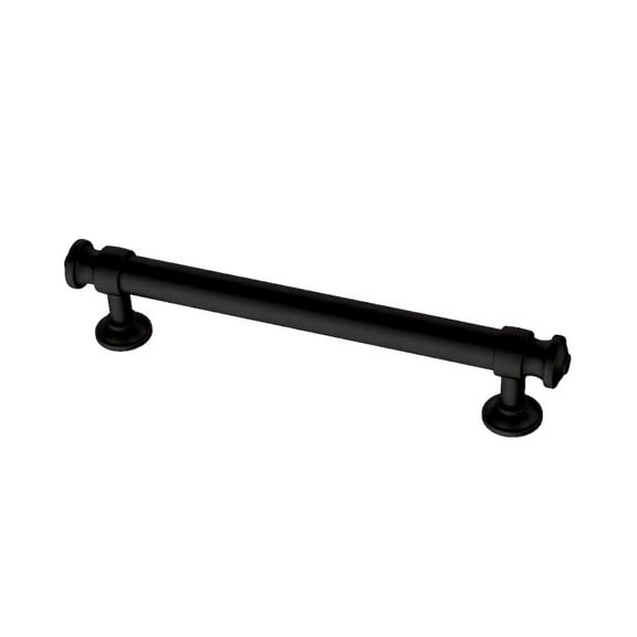 Brainerd P43463W-FB 5 1/16" Classic Button Cabinet & Drawer Pull Matte Black