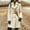White, variant on Women's 2025 Winter Double Breasted Plush Coat, Mid-Length Fleece Lined Trench Coat, Lapel Collar Warm Outerwear, Soft Faux Shearling Jacket, Elegant Cold Weather Protection Light Pink XXL