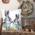 thumbnail image 4 of Bjutir Cute Bunny Cushion Cover For Easter Decoration Pillow Cover Rabbit Pillow Case, 4 of 4