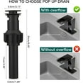 thumbnail image 5 of LED Waterfall Bathroom Faucet Oil Rubbed Bronze, Single Handle Bathroom Sink Faucet 1 Hole, 3 Colors Light Changing, with Pop-up Drain and cUPC Supply Lines, Stainless Steel, 5 of 11