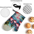 thumbnail image 4 of Many Flamingoes Painting Print Oven Mitts and Pot Holders Sets 4 Piece Set Kitchen Women Men Cooking Baking Microwave Heat Resistant, 4 of 6