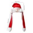 thumbnail image 6 of Christmas Plush Hat Creative Ear Moving Jumping Santa Hat for Christmas Party Novelty Gift, 6 of 6