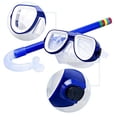 thumbnail image 2 of Baywell Kids Diving Set Swim Goggles Nose Cover Snorkeling Gear Boys Girls Junior 6-14 Blue, 2 of 9