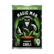Magic Man Chili – Plant‑Based Smokey Jalapeno Chili, 15 oz Can, Vegan, Gluten free, Soy free, Seed Oil free
