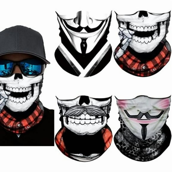 Neck Gaiter Mask,UV Protection Bandana Gator Face Cover Covering Mask,Tube Scarf,Neck Warmer Balaclava,Headband