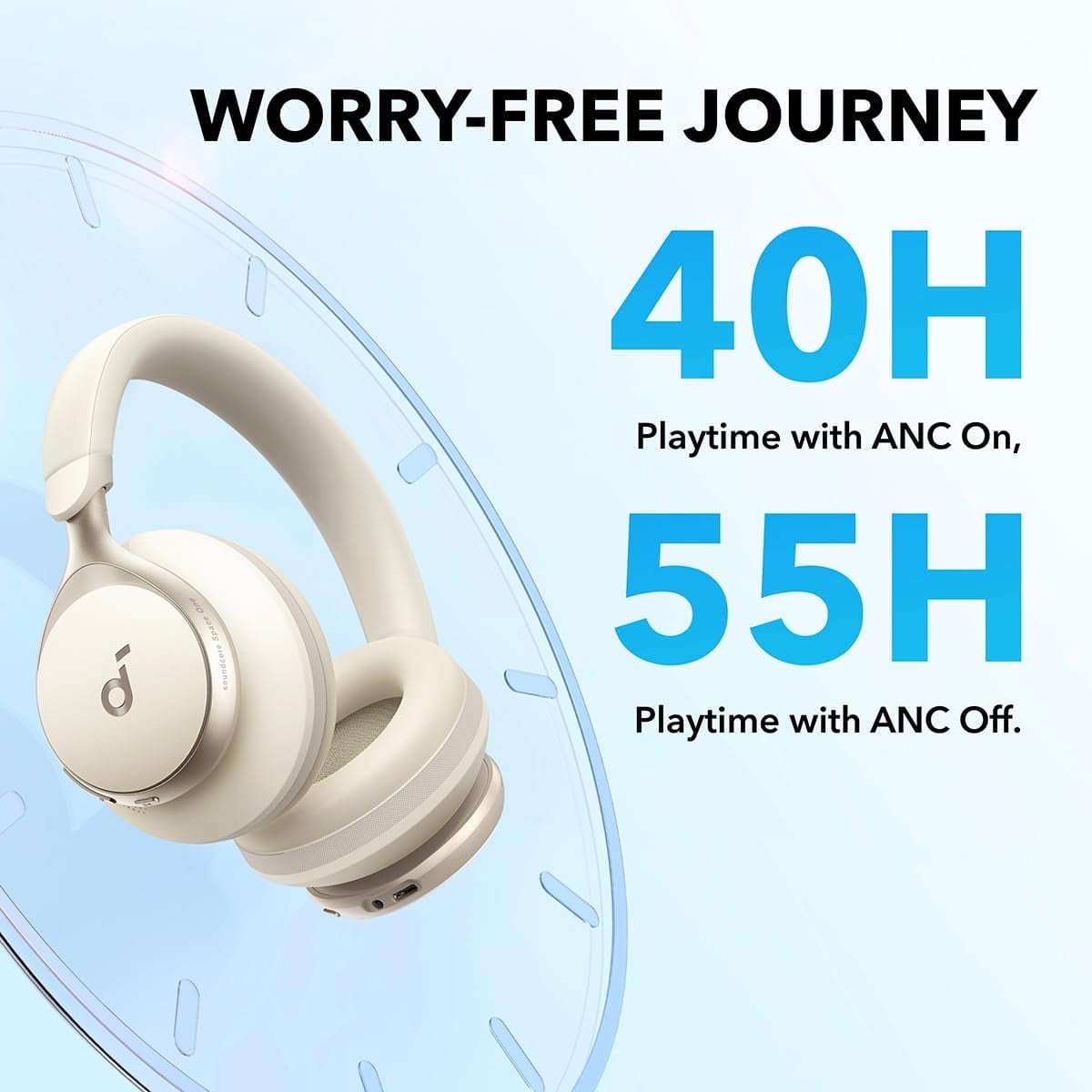 Soundcore by Anker Space One Active Noise Cancelling Headphones