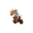 thumbnail image 2 of AURIGATE Easter Acrylic Flat Hanging Ornament, Bunny Riding Horse/Motorcycle Design, Festive Decor for Home Party Tree, 2 of 7