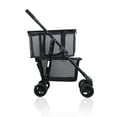 thumbnail image 4 of Fogcroll Shopping Cart Collapsible Utility Trolley Cart Detachable Carry Bag with Wheels Stroller Foldable Personal Shopping Cart, 4 of 12