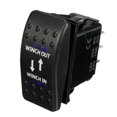 thumbnail image 1 of ESUPPORT Car Auto 12V Momentary Light Button Rocker Toggle Switch Blue LED Winch in Out ON-Off-ON 7Pin SPDT, 1 of 4